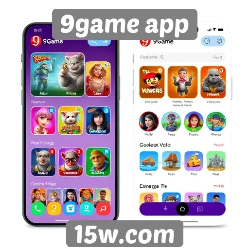 Interface do 9game app melhora experiência do usuário